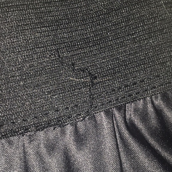 5/$20 NYInvasion Black/Grey Leather Skater Skirt - Picture 5 of 8